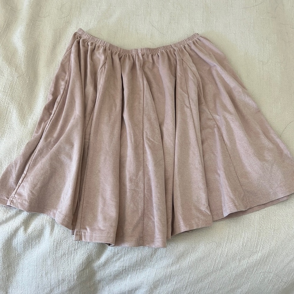 Brandy Melville Blush Pink Skater Skirt